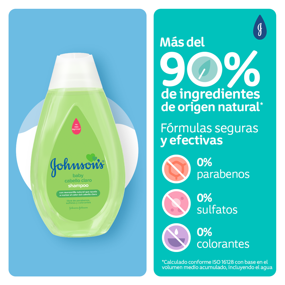 Shampoo Johnsons Baby Cabello Claro 1000ml - Peque Ayuda
