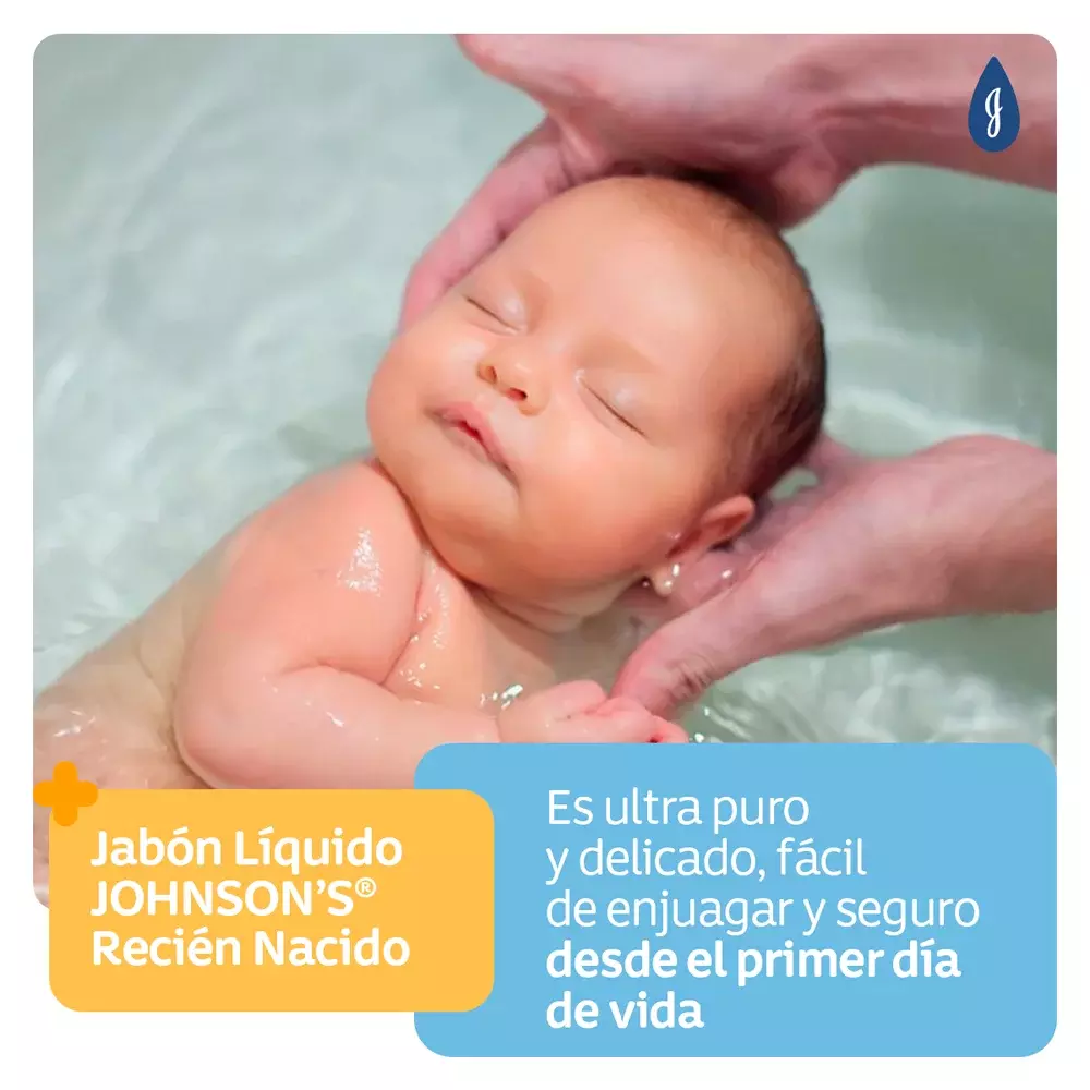 Jabón de baño líquido para recién nacidos